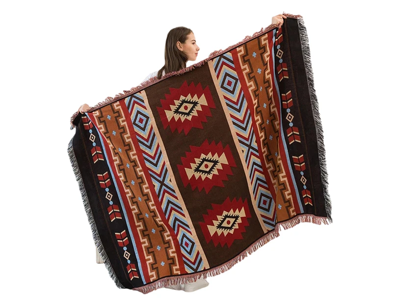 Ethnic BOHO Beach Picnic Rug Camping Throw Blanket