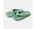 Freeworld Unisex Bio Thongs Arch Support Ultra-Soft Comfort Recovery Sandals - Khaki