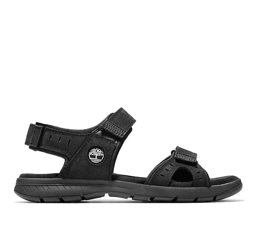 Timberland Men's Slip-On Leather Sandals Footwear - Black Nubuck