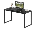 Computer Desk Laptop Table, Modern Sturdy Office Writing Desk Notebook Study Desk for Home Office Workstation - Black, 40-Inch