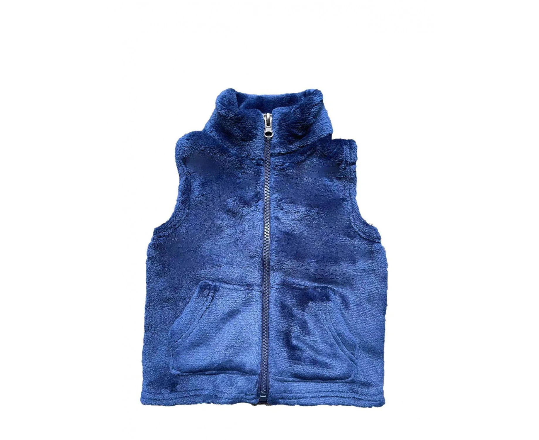 BABY FLEECE VEST - Navy