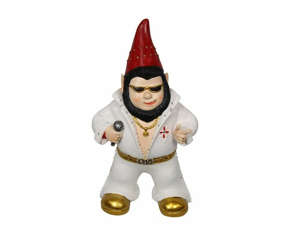 33cm Elvis Gnome Singer Garden Gnome Ornament Statue Sculptures Decoration Gift