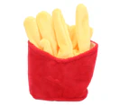 Dog Chew Toys Simulation French Fries Soft Plush Toys For Small Medium Cats Dogs