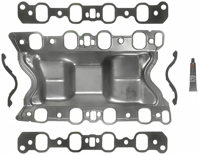 Fel-Pro intake manifold valley pan set for Ford 302 351 Cleveland V8 2V