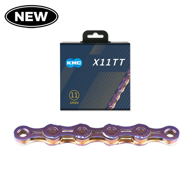 KMC 11 Speed X11TT Chain [Colour: Neo Chrome] [Size: 1/2"x11/128"]