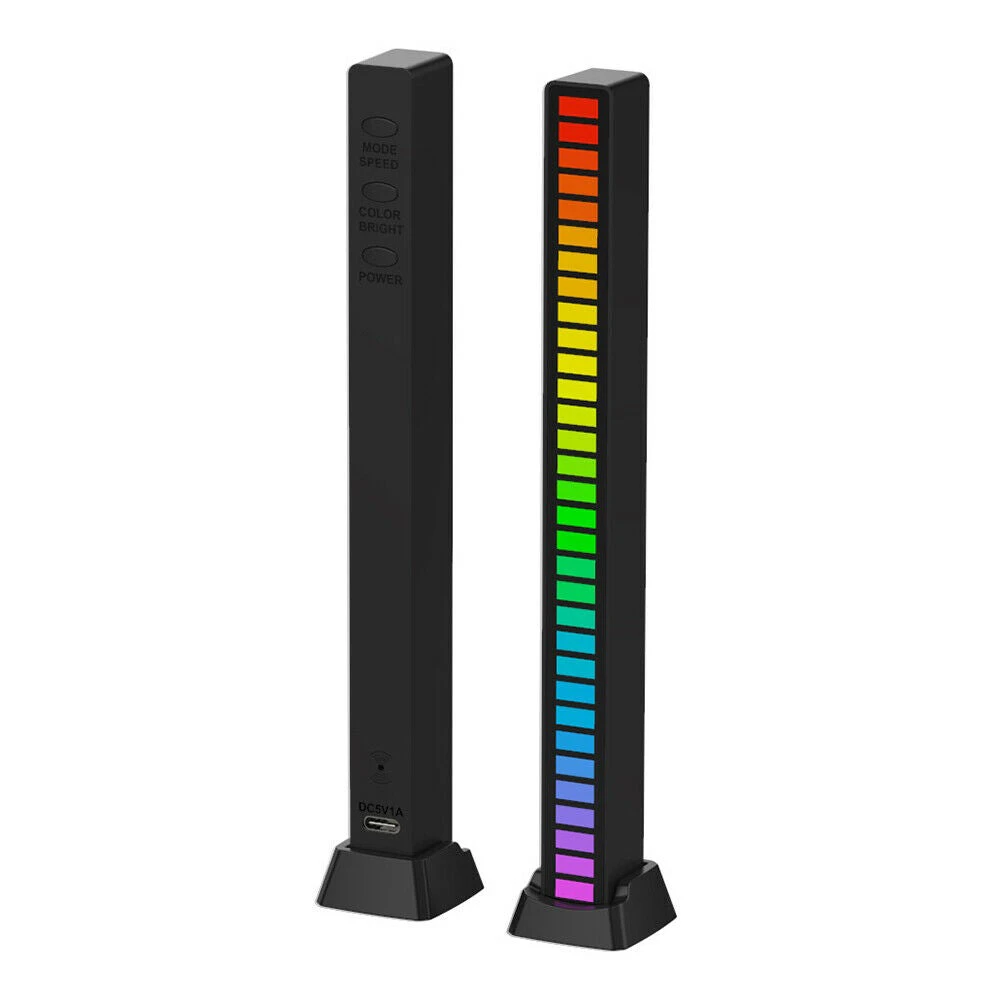 Home Entertainment Lamp and Sound Bar - Black 5V Plug-in