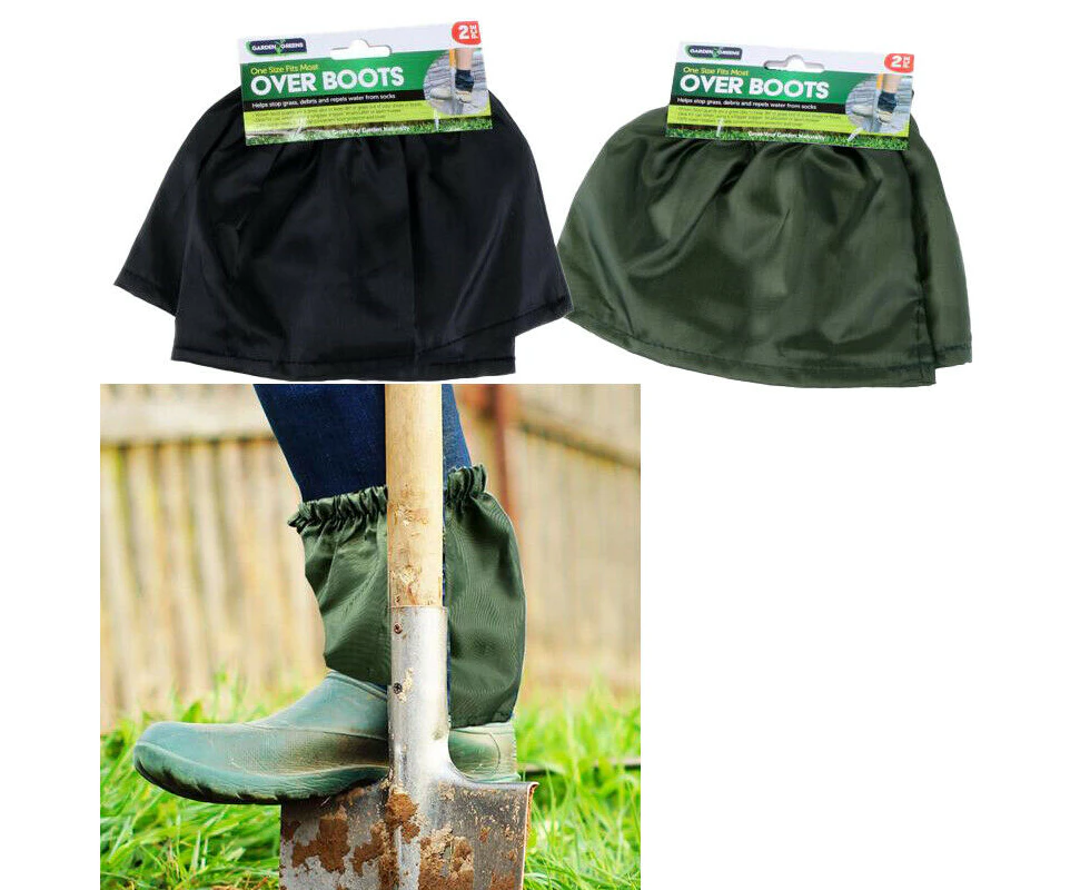 1 Pair Gardeners Boot Protectors Savers Water Resistant Garden Over Boots Covers