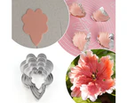 5Pcs Decorative Fondant Cake Molds Flower Petal Biscuit Cookies Cutter Mould