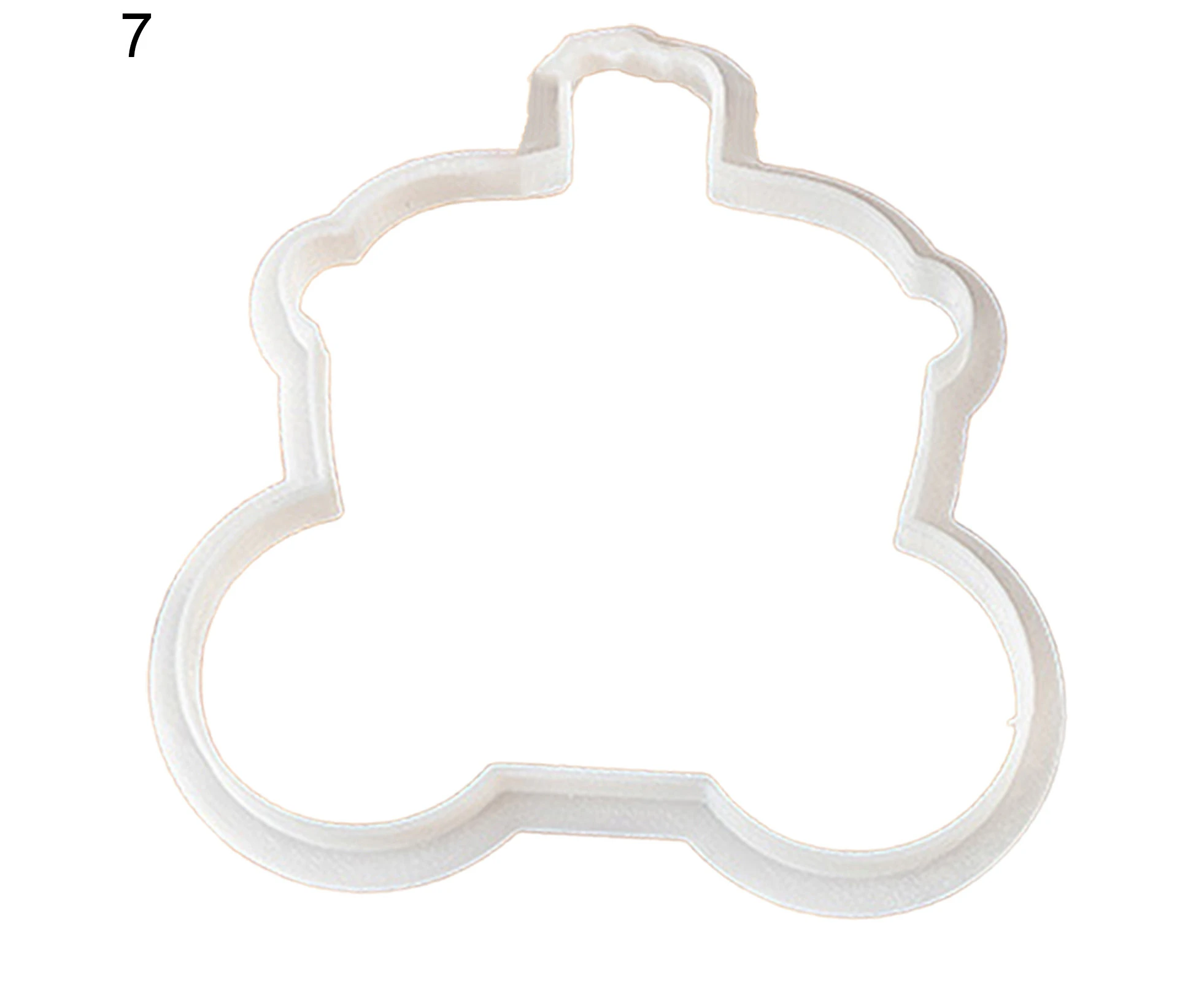 Cookie Cutter Princess Castle Pattern Shatterproof Plastic Biscuit Cutting Mould Birthday Gift-7