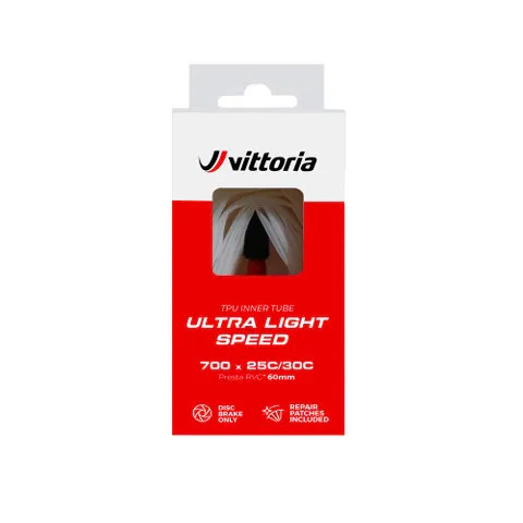 Vittoria Ultra Light Speed TPU Inner Tube 60mm Presta RVC (700 x 25/30C)