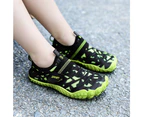 JACK'S AQUA SPORTS Kids Water Shoes Barefoot Quick Dry Aqua Sports Shoes Boys Girls (Pattern Printed) - Green