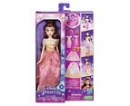 Hasbro Disney Princess Life Doll Mannequin Belle, 10 Combinations of Outfits, from 3 Years, F4625 Multi-Coloured Includes Doll, Dress, 2 Skirts, Tiara, Pin