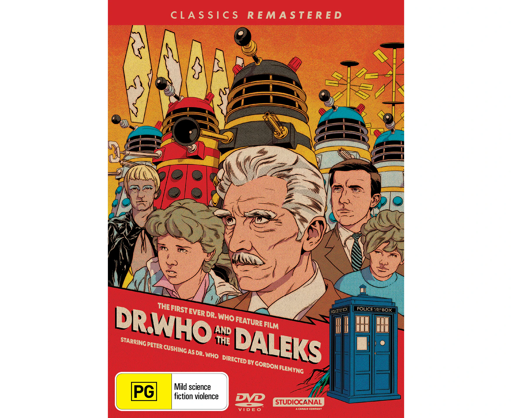 Dr Who and the Daleks DVD Region 4