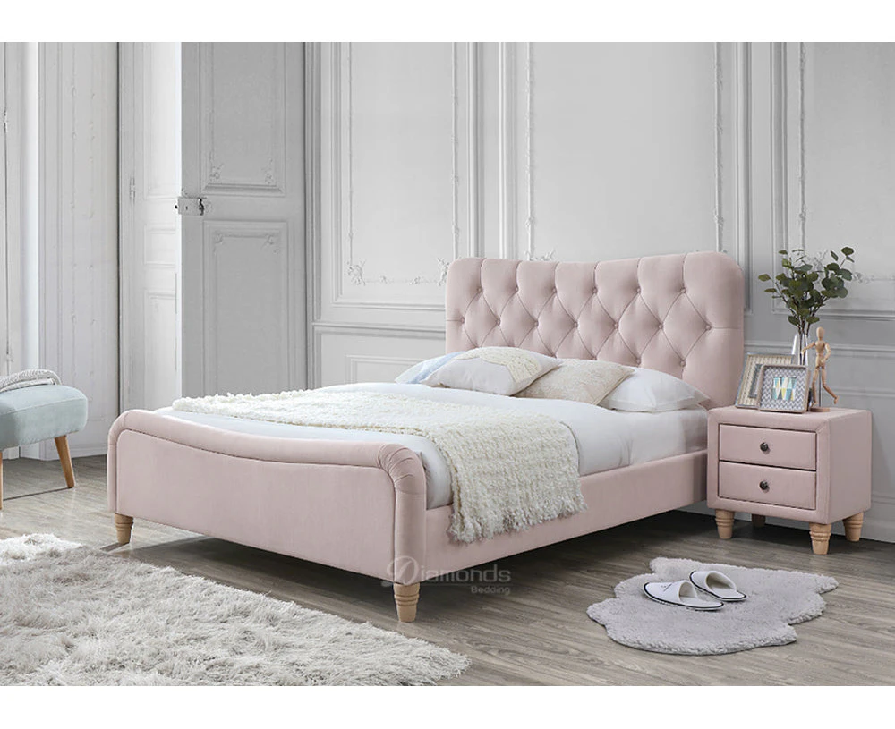 JAZMIN Royal Fabric Bed Frame