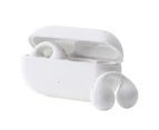 Wireless Bluetooth Headphones Ear Clip Bone Conduction Earphones Sports Earbuds White