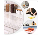 Clear Acrylic Chopping Board Counter Top Cutting Board Kitchen Accessories - Small 35x45cm