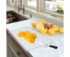 Clear Acrylic Chopping Board Counter Top Cutting Board Kitchen Accessories - Small 35x45cm