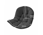 Hanging Egg Chair Cushion Sofa Swing Chair Seat Relax Cushion Padded Pad Covers - Dark Grey