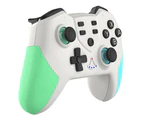 Wireless Controller for Switch with NFC Home Wake-Up Function Gyro Axis Turbo Vibration -White