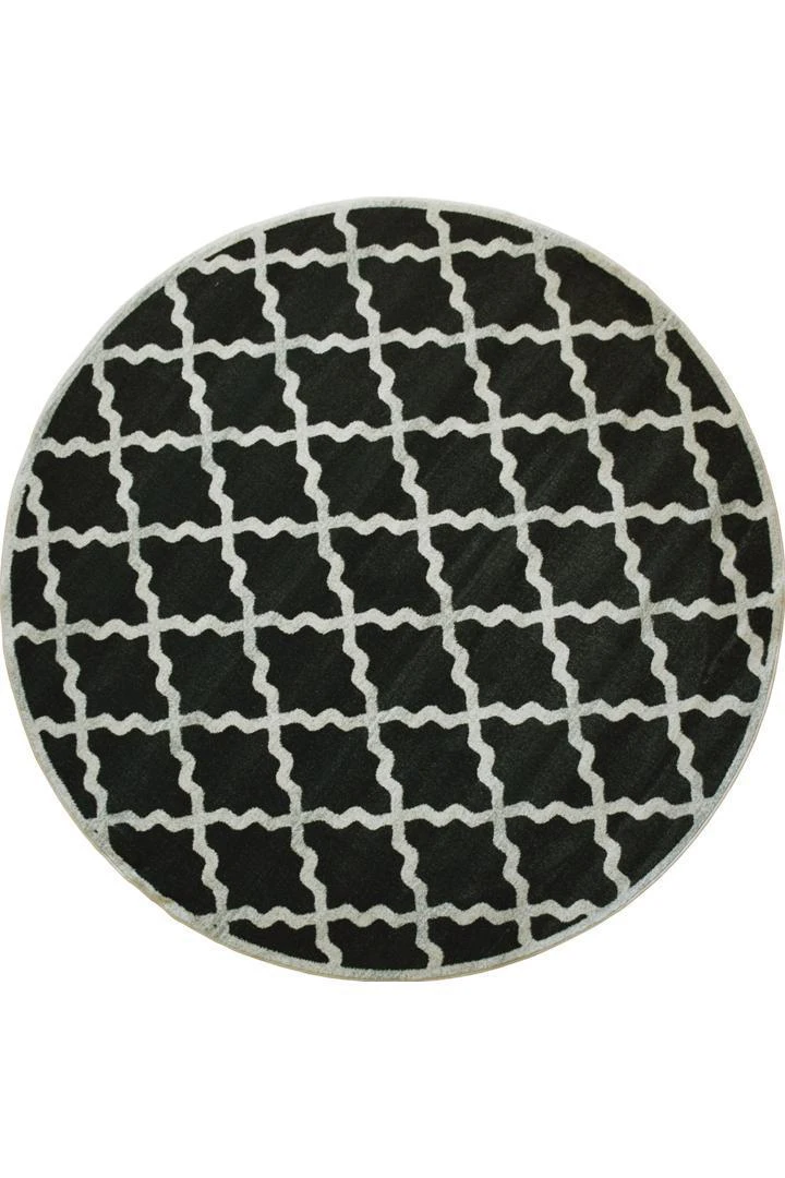 Morocco Trellis Rugs - 131 Black