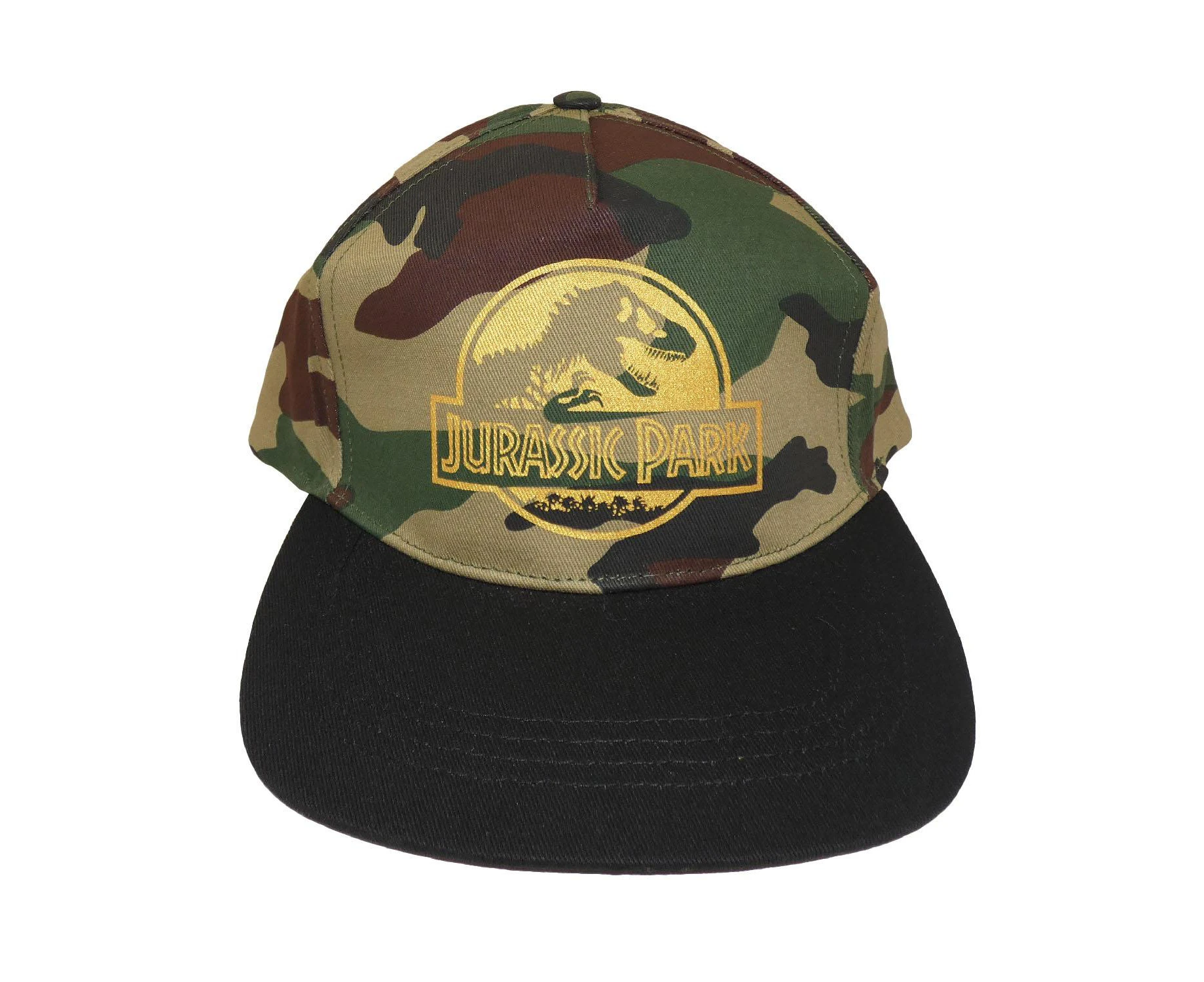 Jurassic Park Camo Logo Snapback Cap (Multicoloured) - HE550