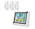 Wireless Weather Station Indoor Outdoor Thermometer Digital Humidity Monitor Style 2