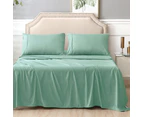 Kingdom 225TC Cotton Percale Cooling Sheet Set | 5 Sizes - 10 Colours - Frost