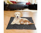 Electric Heating Pad Pet Heated Mat Dog Cat Blanket Black
