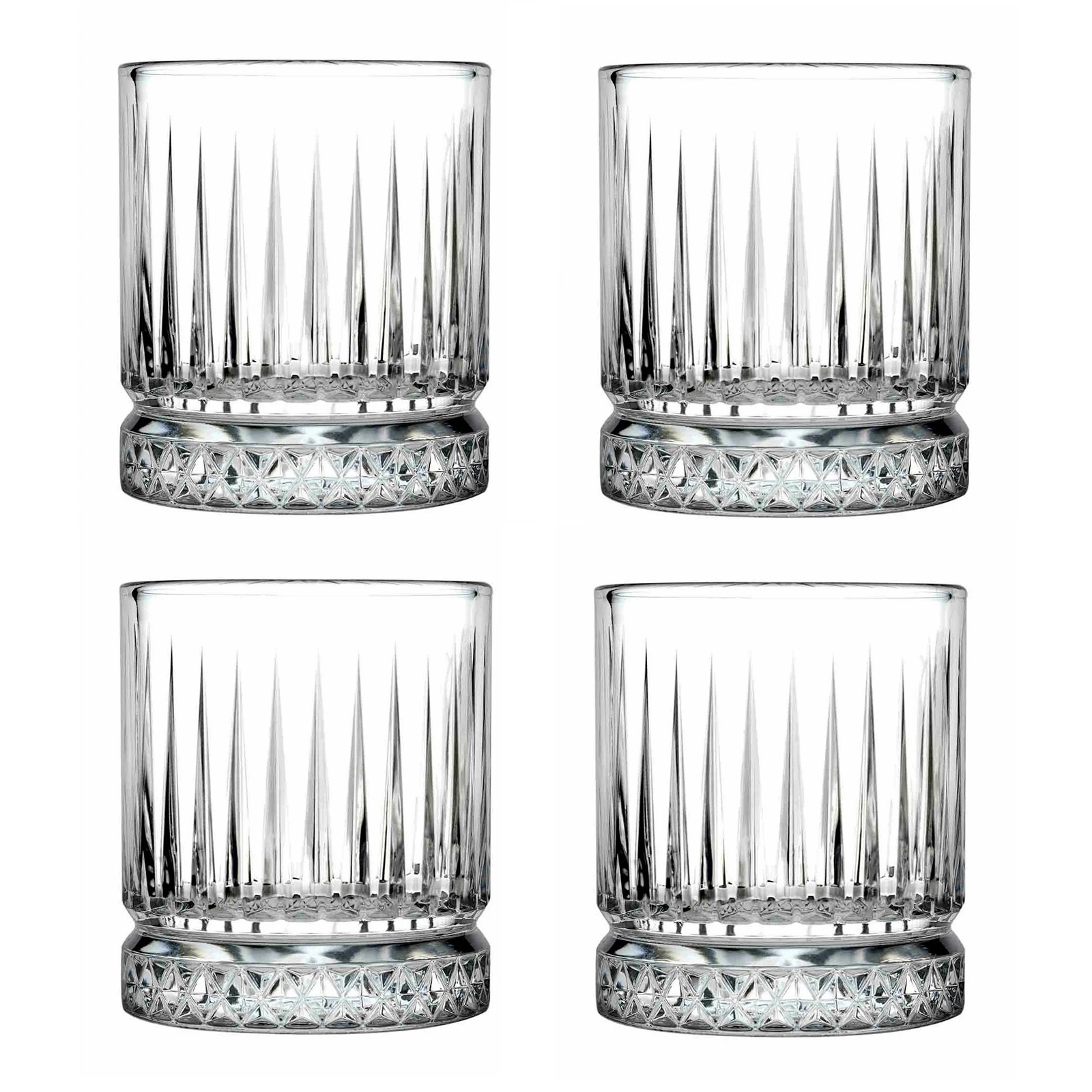 Pasabahce Elysia Whisky Tumbler 355ml - Set of 4