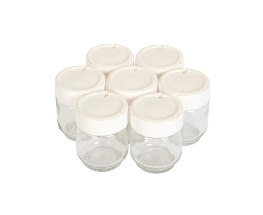 Moulinex A14 A03 Yoghurt Glasses, Set of 7