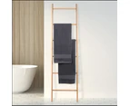 180 CM 6 Steps BAMBOO TOWEL LADDER Bathroom Rack - FREESTANDING