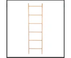 180 CM 6 Steps BAMBOO TOWEL LADDER Bathroom Rack - FREESTANDING