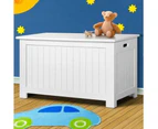 Baby Kids Storage Bedroom Playroom Toy Box Drawer Chest Bench Seat - White