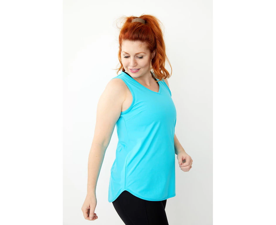 Bug Activewear Active Tank - Peacock