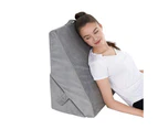 Memory Foam Adjustable Bed Wedge Pillow Cushion Neck Back Support Removable Case