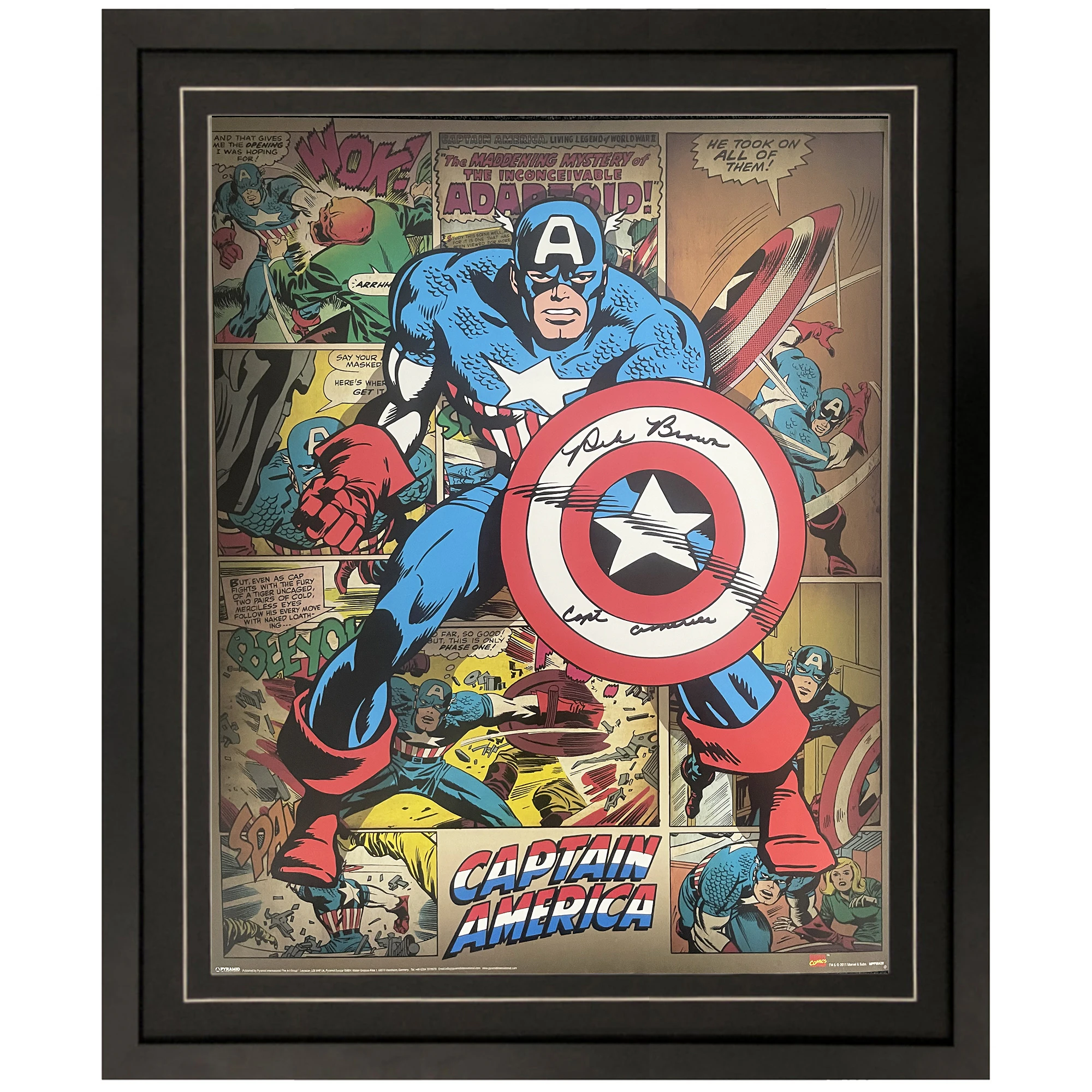 Reb Brown "Captain America (1979)" Signed & Framed 16x20 Poster Display