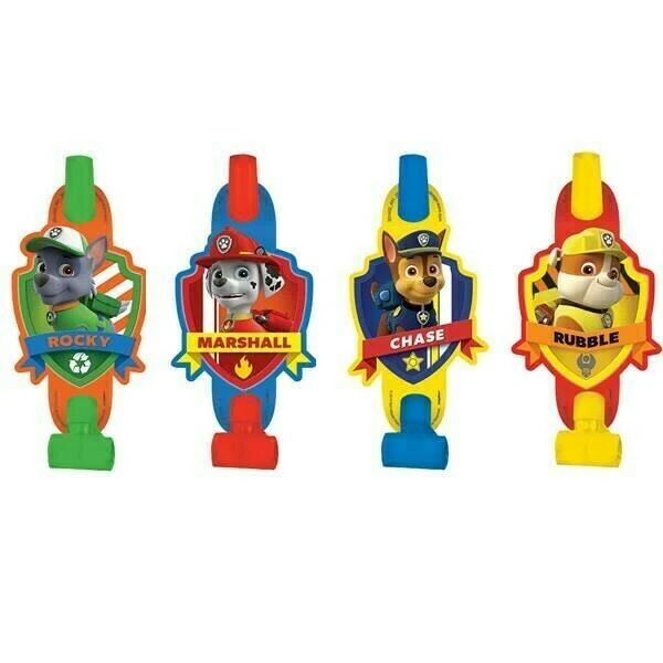 Paw Patrol 8 Pack Blowouts Party Favours