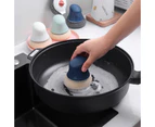 Wet Cleaning Scrubber - Wash Dishes, Pots, Pans, Vegetables - for Kitchen, Bathroom, Household Cleaning - Blue