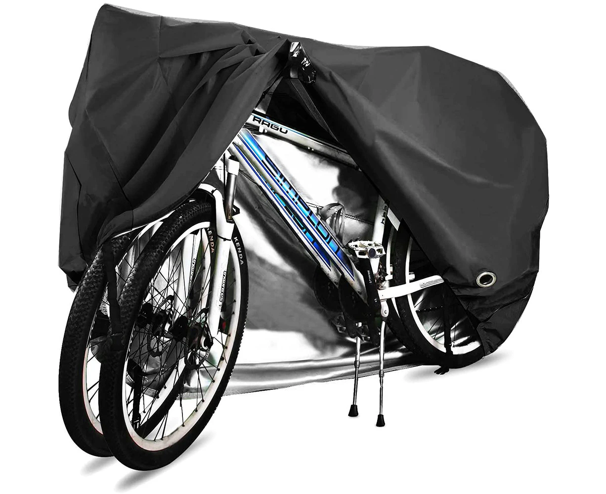 Bike Cover for 2 or 3 Bikes Waterproof Bicycle Cover Outdoor Bike Storage Covers,210D Breathable bicycle protective cover