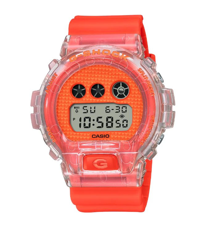 G-Shock Orange Resin Band Watch DW6900GL-4D