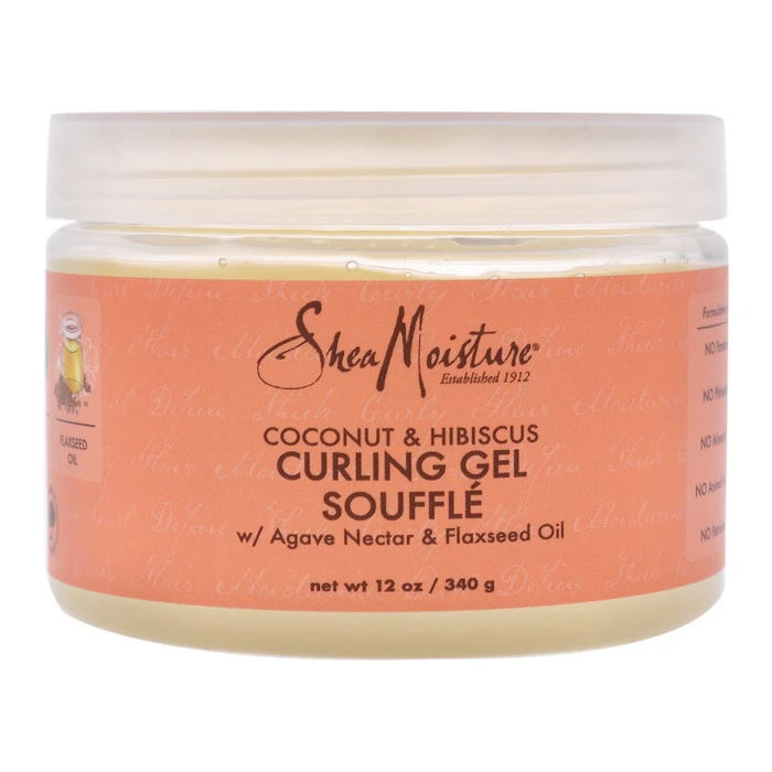 Shea Moisture Coconut Hibiscus Curling Gel Souffle For Unisex 12 oz Gel