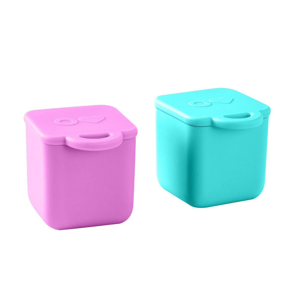 Omie Omiedip Silicone Dip Containers Set 2 - Pink and Teal