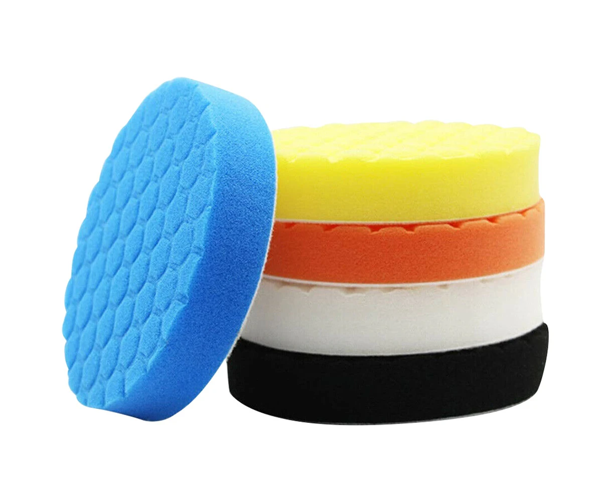 5PCS 180mm Polishing Pads Sponge Waxing Buffing Pad for Car Polisher Accessories