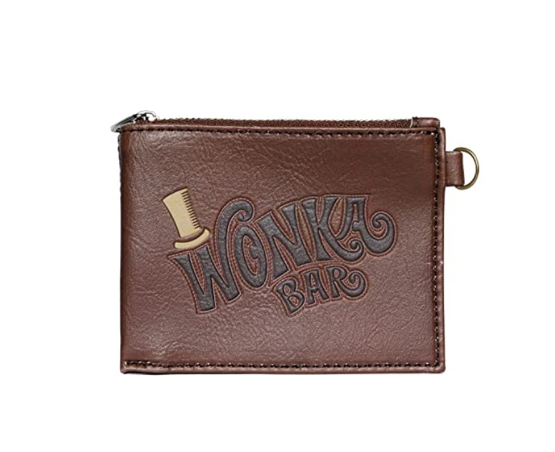 Charlie and the Chocolate Factory Choco-Flat Coin Purse, Brown, 11.5 x 9 cm - MKTP