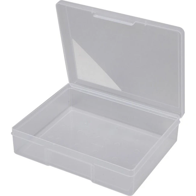 FISCHER PLASTIC 1H092  1 Compartment Storage Box Large Plastic Case  1 Compartment (Large) 310Mm 200Mm 48Mm  1 COMPARTMENT STORAGE BOX