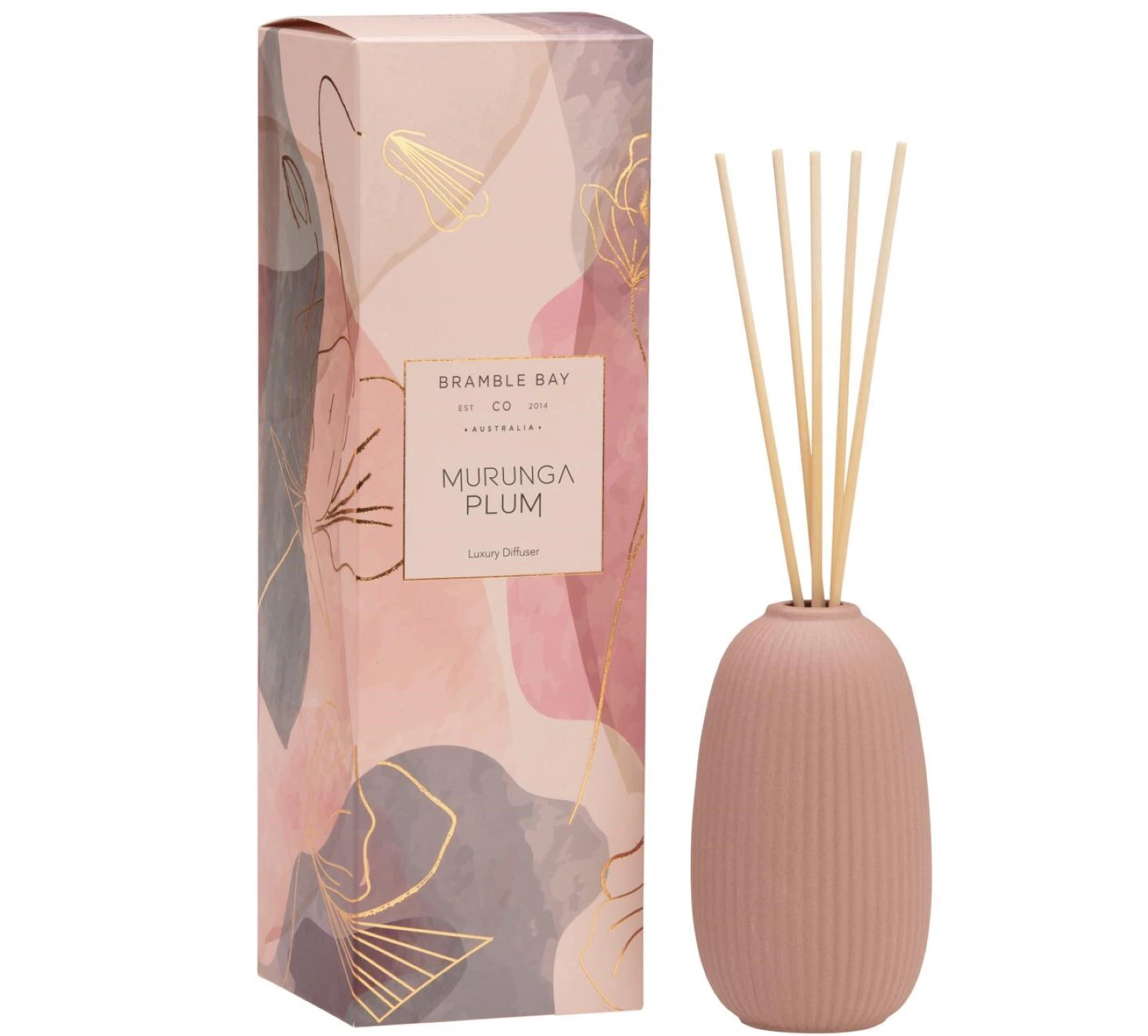 Bramble Bay Australian Native Marunga (Kakadu) Plum Ceramic Luxury Reed Diffuser