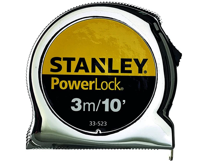 (3 m/10 ft) - Stanley 033523 Micro Powerlock Tape 3 m. / 10ft