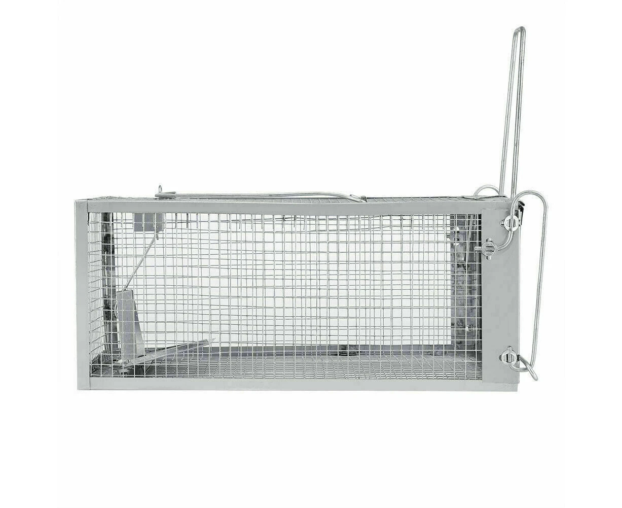 Humane Rat Trap Cage Live Animal Safe Catch Pest Rodent Mouse Bait Control Box