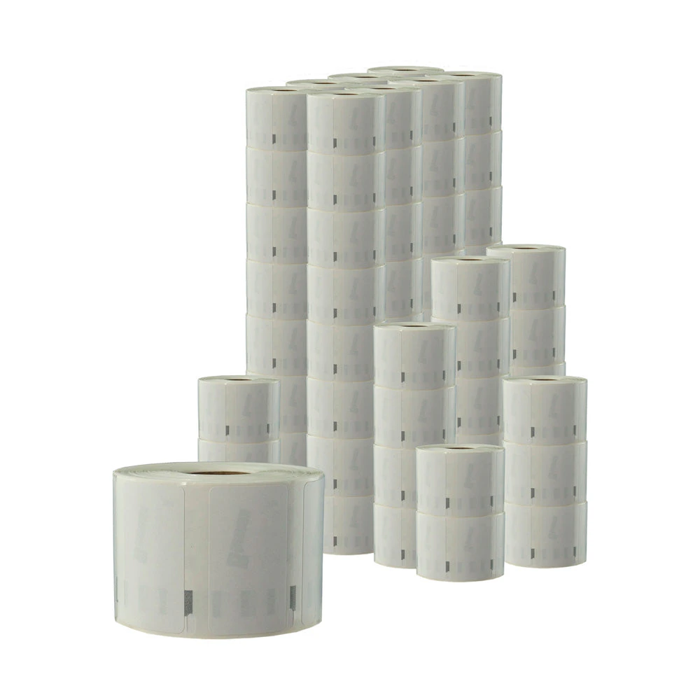 Compatible Dymo 11354 57mm x 32mm Multipurpose White Labels-100 Rolls Bulk Buy