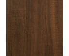 vidaXL Sideboard Brown Oak 91x29.5x75 cm Engineered Wood